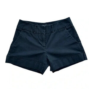 7TH AVENUE DESIGN STUDIO NEW YORK & COMPANY BLACK CHINO SHORTS WOMENS SIZE 4